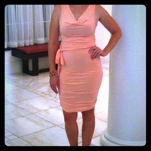 Peach dress size small